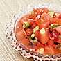 Melonsalsa med kycklingklubbor