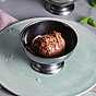 Mörk chokladglass med olivolja och flingsalt