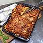 Vegetarisk lasagne med linser