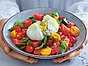 Sallad med tomat, vattenmelon och burrata